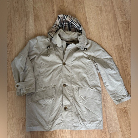 BURBERRY Japanese Jacket w/ Removable Puffer Nova Check Lined Down Vest Medium - Picture 5 of 15